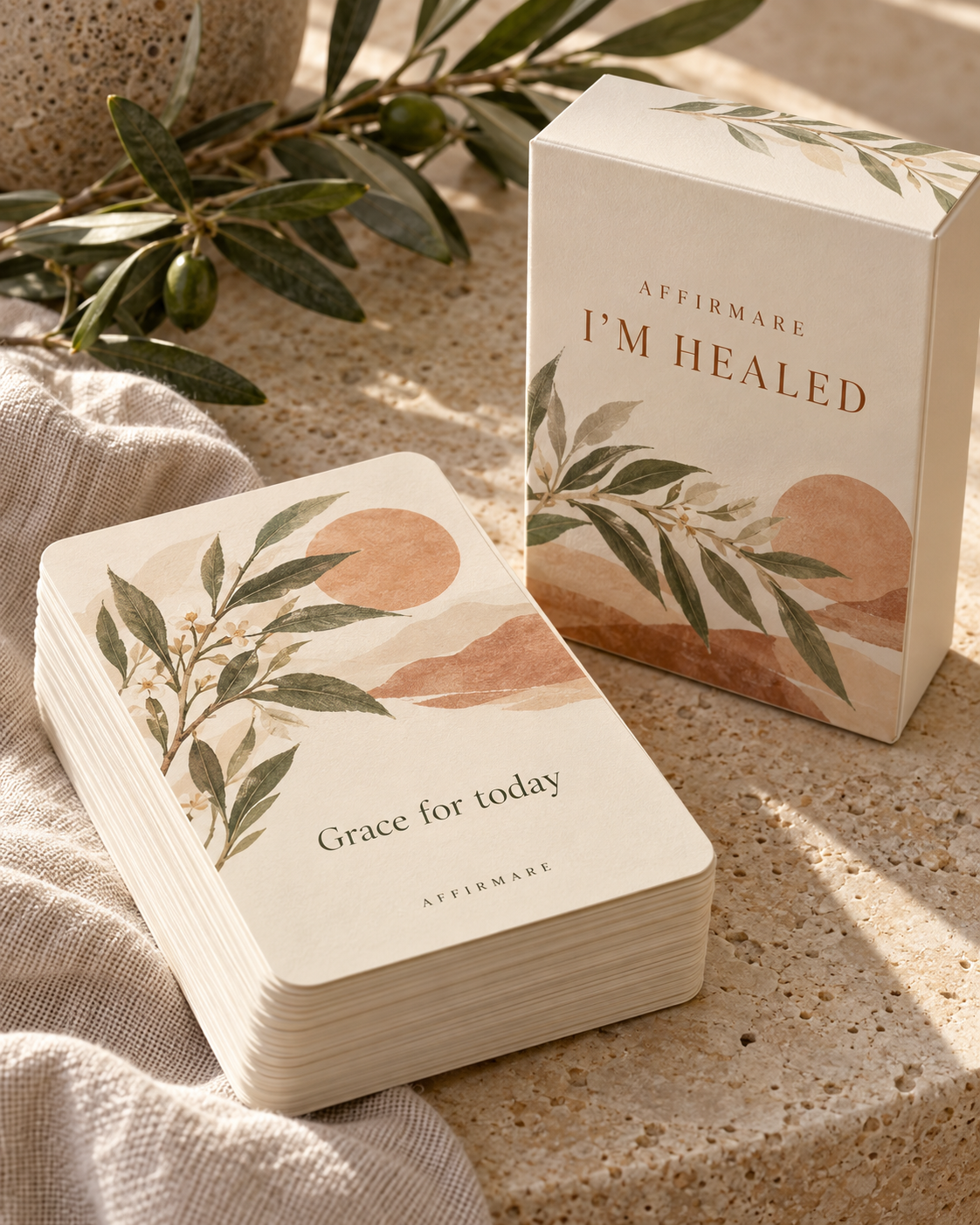 I’m Healed Christian Affirmation Cards | Faith-Based Hope & Healing Deck