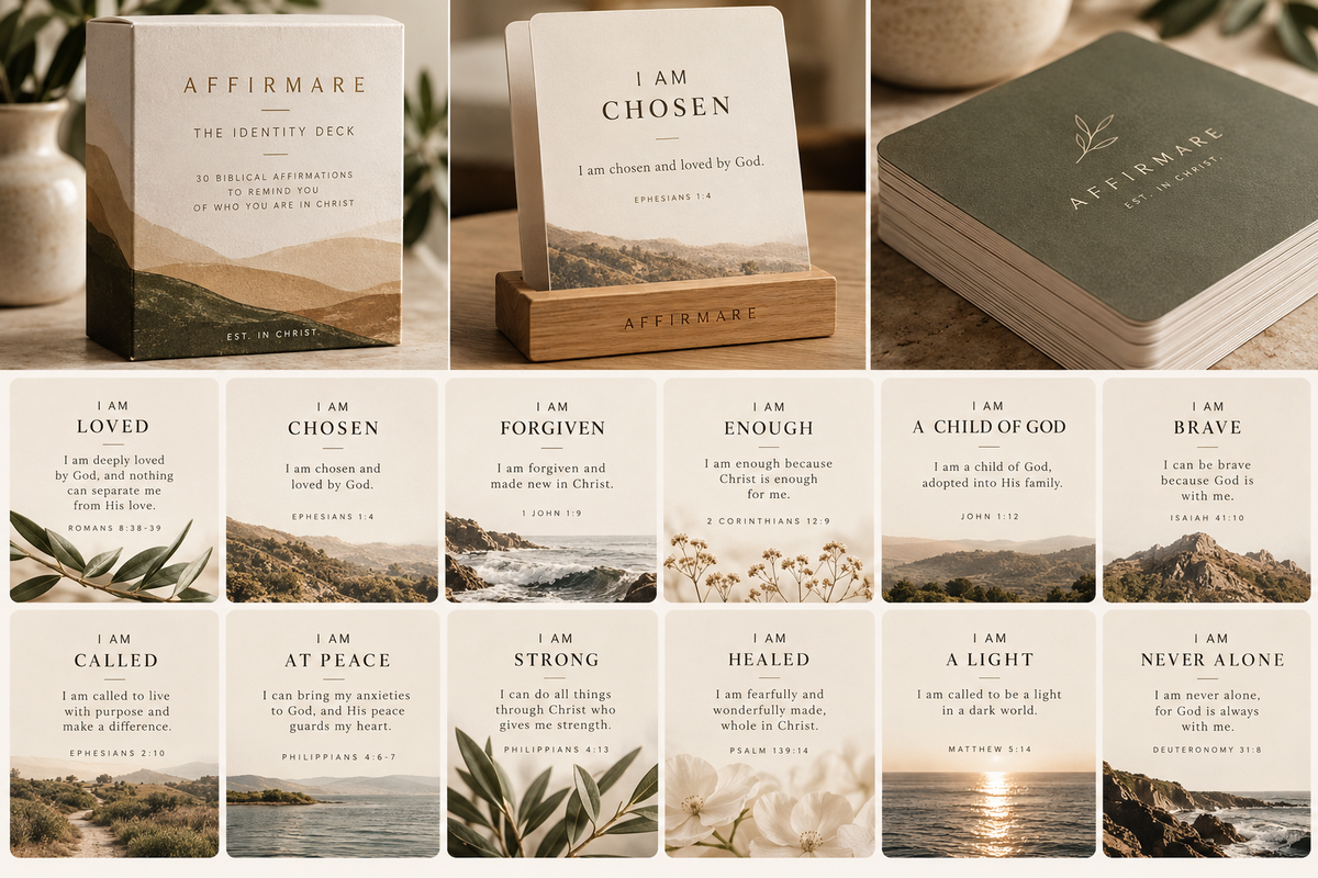 Affirmare Identity Deck — Christian Affirmation Cards